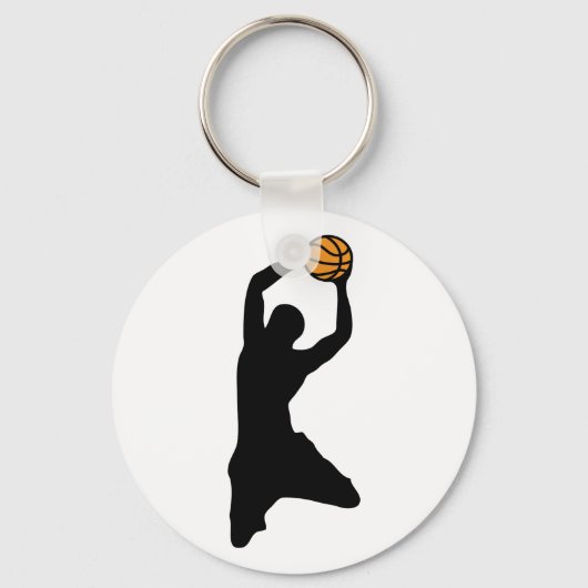 Porte-clés silhouette de basket (Recto)
