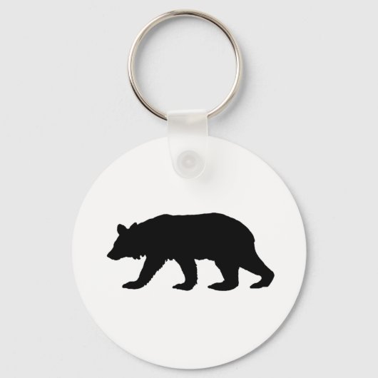 Porte-clés Silhouette de Black Bear (Recto)