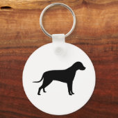 Porte-clés Silhouette de chien (Recto)