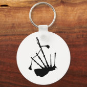 Porte-clés Silhouette de cornemuse (Recto)