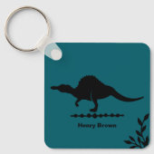 Porte-clés silhouette de dinosaure Spinosaurus (Recto)