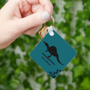 Porte-clés silhouette de dinosaure Spinosaurus