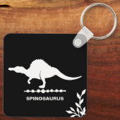 Porte-clés silhouette de dinosaure Spinosaurus (Verso)