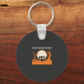 Porte-clés Silhouette de fantôme de Halloween Boo (Recto)
