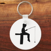 Porte-clés Silhouette de Fishing (Recto)