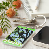 Porte-clés Silhouette de grimpeur d'arbre : Arboriste (Devant droit)