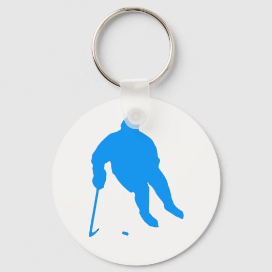 Porte-clés Silhouette de hockey (Recto)