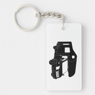 Porte-clés Silhouette de la classe C Motorhome sur le porte -