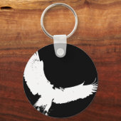 Porte-clés Silhouette de l'aigle (Recto)