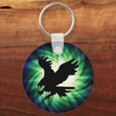 Porte-clés Silhouette de l'aigle chauve; Cool (Recto)