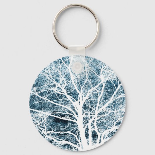 Porte-clés Silhouette de l'arbre (Recto)