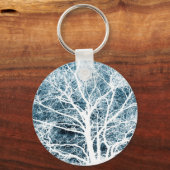 Porte-clés Silhouette de l'arbre (Recto)