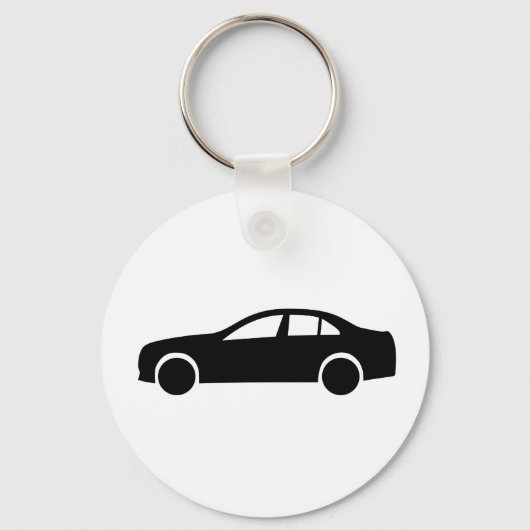 Porte-clés Silhouette de limousine (Recto)