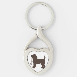 Porte-clés Silhouette de petit chien - Choisir la couleur arr