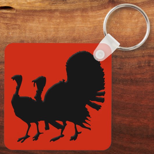 Porte-clés Silhouette des Dindons (Verso)
