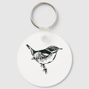 Porte-clés Silhouette des oiseaux