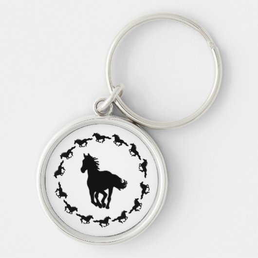 Porte-clés Silhouette Design Cheval (Devant)
