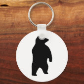 Porte-clés Silhouette d'ours (Recto)