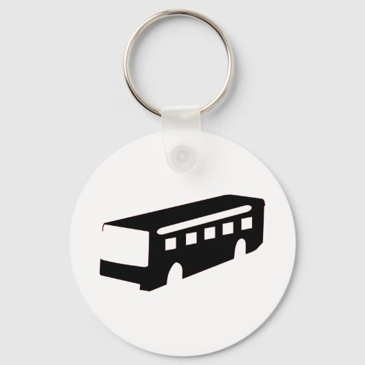 Porte-clés Silhouette du bus (Recto)