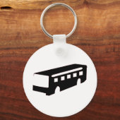 Porte-clés Silhouette du bus (Recto)