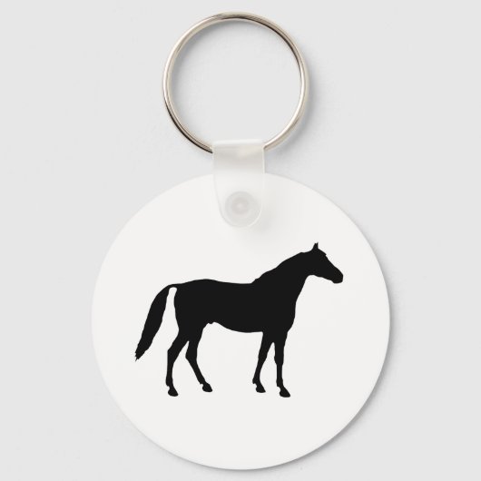Porte-clés Silhouette du cheval (Recto)