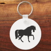 Porte-clés Silhouette du cheval (Recto)