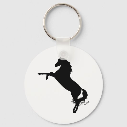 Porte-clés Silhouette du cheval arabe (Recto)