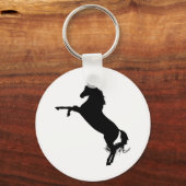 Porte-clés Silhouette du cheval arabe (Recto)