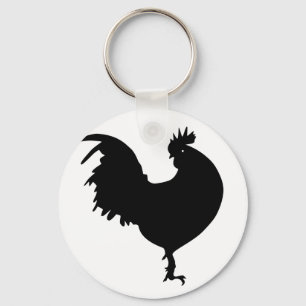 Porte-clés Silhouette du coq
