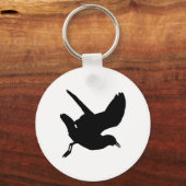 Porte-clés Silhouette du goéland (Recto)