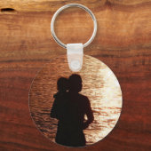 Porte-clés Silhouette du père et de l'enfant (Recto)