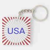 Porte-clés Silhouette d'un patineur - (Dos)