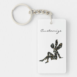 Porte-clés Silhouette fée Thunder_Cove
