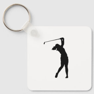 Porte-clés silhouette golf accessoire drôle quotid