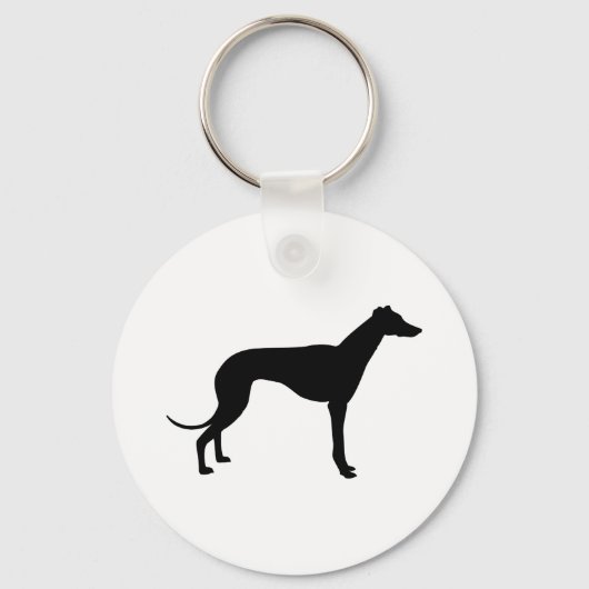 Porte-clés Silhouette Greyhound (Recto)