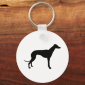 Porte-clés Silhouette Greyhound (Recto)