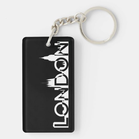 Porte-clés Silhouette londonienne (Dos)