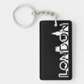 Porte-clés Silhouette londonienne (Devant)
