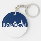 Porte-clés Silhouette londonienne (Dos)