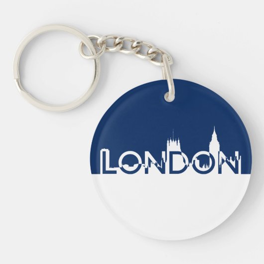 Porte-clés Silhouette londonienne (Devant)