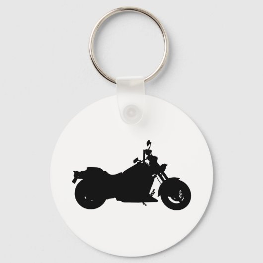 Porte-clés Silhouette moto (Recto)