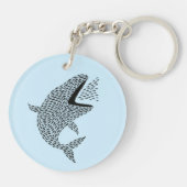 Porte-clés Silhouette Orca (Dos)