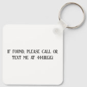 Porte-clés Silhouette rétro Missouri (Dos)