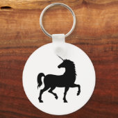 Porte-clés Silhouette Unicorne (Recto)