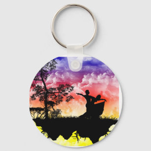 Porte-clés Silhouettes dansantes