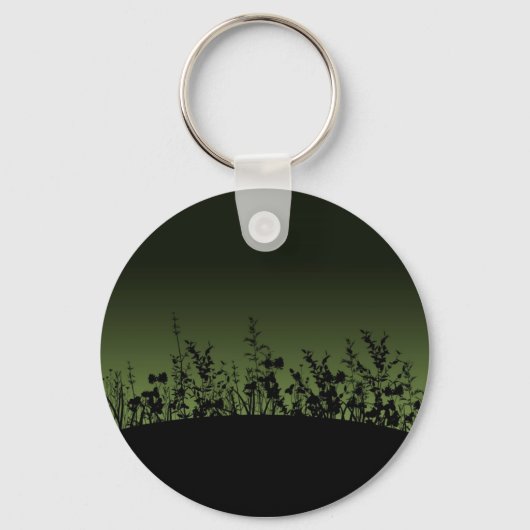 Porte-clés Silhouettes de Fleurs (Recto)