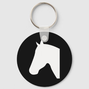 Porte-clés Silhouettes de tête de cheval1