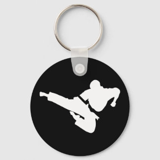 Porte-clés silhouettes des arts martiaux