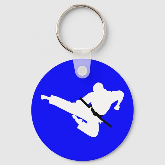 Porte-clés silhouettes des arts martiaux (Recto)