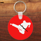 Porte-clés silhouettes des arts martiaux (Recto)